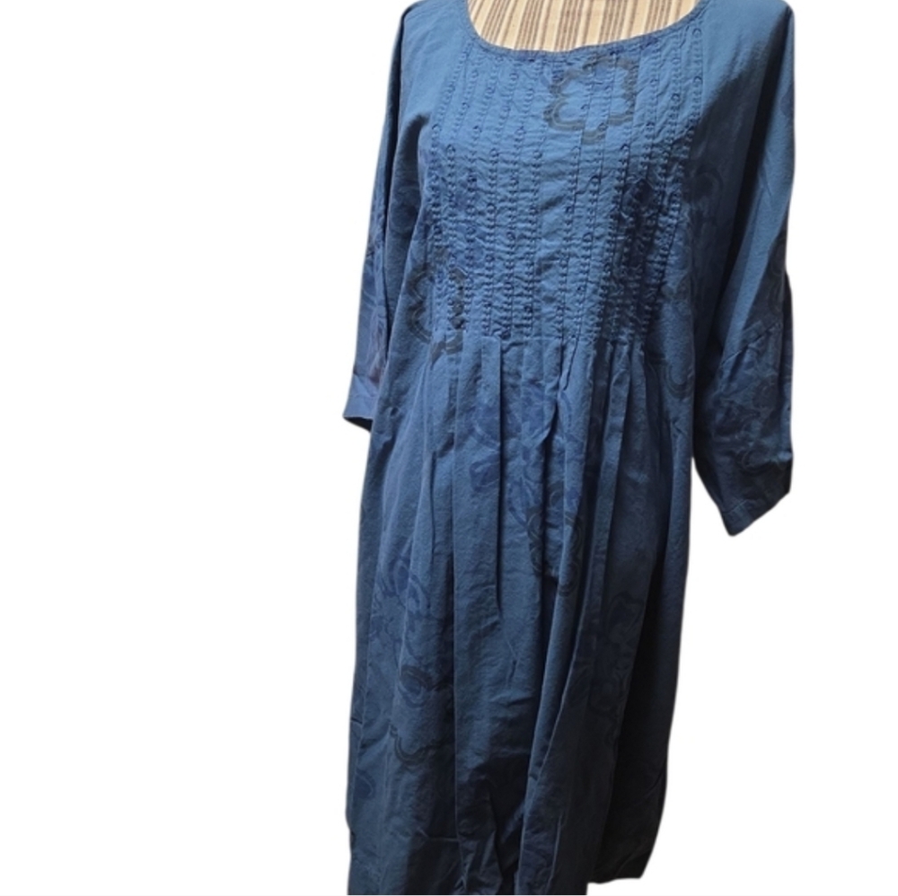 Elegant Blue Women's Dress